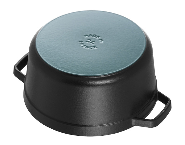 Кокот круглый 28 см 6,7 л, черный, Staub La Cocotte (1102825) Кокот круглый 28 см 6,7 л, черный, Staub La Cocotte (1102825)
