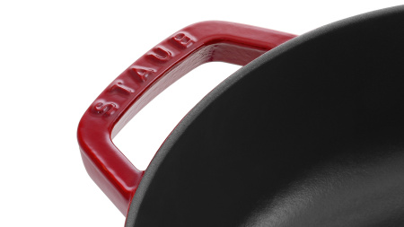 Сотейник чистера с чугунной крышкой, 24 см, 2,4 л Staub Chistera, вишневый (12612406)