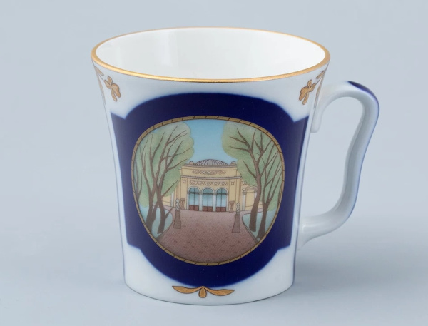 Бокал с Блюдцем Ленинградский, Летний сад Петра I, 360 мл, Императорский фарфоровый завод 81.31479.00.1