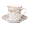 Чашка с блюдцем кофейная ИФЗ Карелия (Витая) 155 мл, Императорский фарфоровый завод (ЛФЗ) 81.15723.00.1
