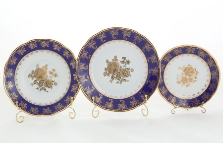 Набор тарелок на 6 персон 18 предметов, Мэри Энн 03160119-0431, Leander