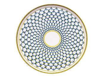 Блюдо круглое для торта Кобальтовая сетка, 300 мм, Императорский фарфоровый завод (ЛФЗ) 80.55765.00.1 Блюдо круглое для торта Кобальтовая сетка, 300 мм, Императорский фарфоровый завод (ЛФЗ) 80.55765.00.1