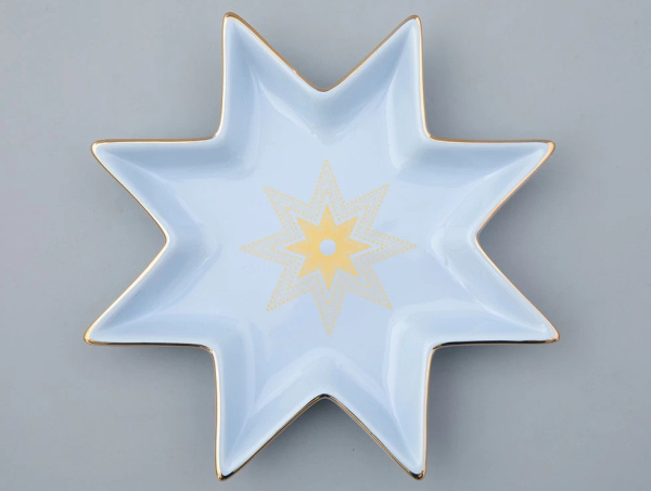 Подарочный набор ИФЗ Азур (Звезда) тарелки 2 предмета, Императорский фарфоровый завод 81.27759.00.1 Подарочный набор ИФЗ Азур (Звезда) тарелки 2 предмета, Императорский фарфоровый завод 81.27759.00.1