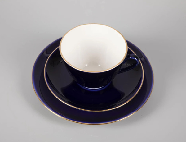 Комплект чайный Ночка 3 предмета (Весенняя) 250 мл, Императорский фарфоровый завод (ИФЗ) 81.11158.00.1