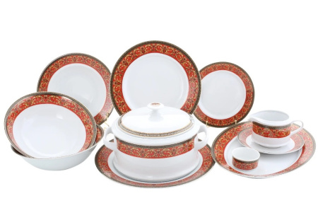 Столовый сервиз на 6 персон 25 предметов, Сабина 02162021-0979, Leander