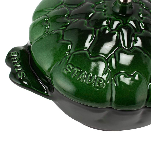 Кокот Артишок 22 см 3,0 л, Staub, зеленый базилик (11152285) Кокот Артишок 22 см 3,0 л, Staub, зеленый базилик (11152285)