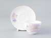 Чашка с блюдцем чайная ИФЗ Нежный пион (сиреневый) (Весенняя 2) 250 мл, Императорский фарфоровый завод 81.28781.00.1