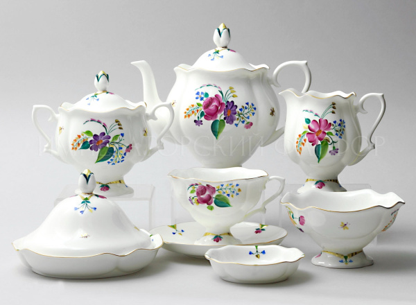 Сервиз чайный ИФЗ Невеста (Наташа) 23 предмета, Императорский фарфоровый завод (ЛФЗ) 81.14240.00.1