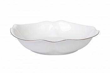 Сухарница Золотая лента (Наташа) 215 мм, Императорский фарфоровый завод (ЛФЗ) 80.02804.00.1 Сухарница Золотая лента (Наташа) 215 мм, Императорский фарфоровый завод (ЛФЗ) 80.02804.00.1