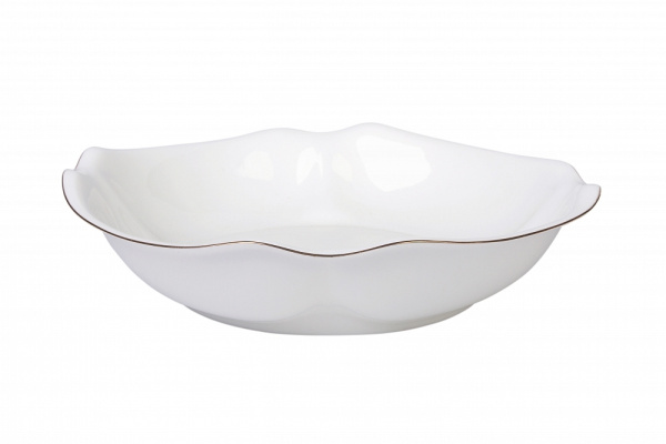 Сухарница Золотая лента (Наташа) 215 мм, Императорский фарфоровый завод (ЛФЗ) 80.02804.00.1 Сухарница Золотая лента (Наташа) 215 мм, Императорский фарфоровый завод (ЛФЗ) 80.02804.00.1