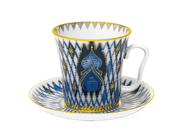 Бокал с Блюдцем Ленинградский, Кижи, 360 мл, Императорский фарфоровый завод (ЛФЗ) 81.10496.00.1