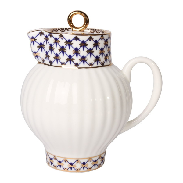 Сливочник Кобальтовая сетка (Волна) Императорский фарфоровый завод (ЛФЗ) 80.06536.00.1