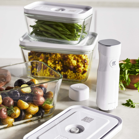 Набор для вакуумного хранения продуктов, стекло, S/M, 7 предметов ZWILLING Fresh&Save, Zwilling J.A. Henckels (36806-006)