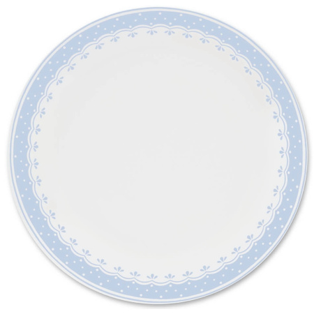 Обеденный набор на 4 персоны 20 предметов Хюгге Голубые узоры 71162120-327B, Leander