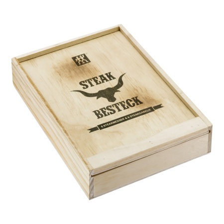 Набор стейковый на 6 персон 12 предметов в деревянной коробке, Zwilling J.A. Henckels (07150-312)