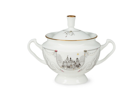 Сервиз чайный Волшебное лебединое озеро 14 предметов (Айседора), Императорский фарфоровый завод (ИФЗ) 81.26092.00.1