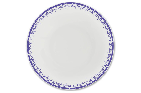 Набор тарелок на 4 персоны 12 предметов Хюгге Синие узоры 71160120-327E, Leander Набор тарелок на 4 персоны 12 предметов Хюгге Синие узоры 71160120-327E, Leander