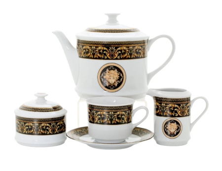 Чайный сервиз 6 персон 15 предметов, Сабина 02160725-172B, Leander