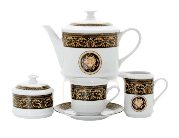 Чайный сервиз 6 персон 15 предметов, Сабина 02160725-172B, Leander