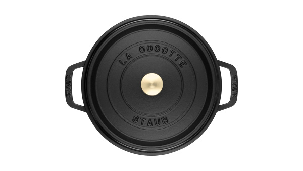 Кокот круглый, 30 см 8,35 л, черный, Staub La Cocotte (1103025) Кокот круглый, 30 см 8,35 л, черный, Staub La Cocotte (1103025)