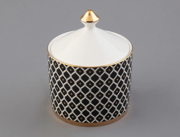 Сервиз чайный ИФЗ Неро (Идиллия) 10 предметов на 4 персоны, Императорский фарфоровый завод 81.32140.00.1