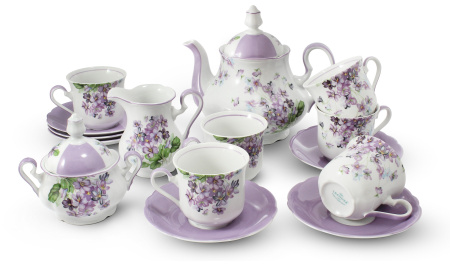 Чайный сервиз 6 персон 15 предметов, Мэри-Энн 03160725-2391, Leander