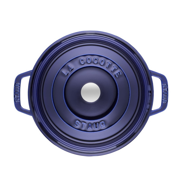 Кокот круглый, 26 см 4,6 л, темно-синий, Staub La Cocotte (1102691) Кокот круглый, 26 см 4,6 л, темно-синий, Staub La Cocotte (1102691)