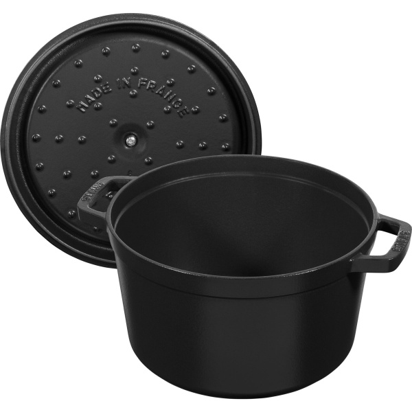 Кокот круглый высокий 24 см 4,7 л, черный, Staub La Cocotte (12502423) Кокот круглый высокий 24 см 4,7 л, черный, Staub La Cocotte (12502423)