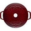 Кокот STAUB Лилия 26 см, 4,9 л, гранатовый (11212687)