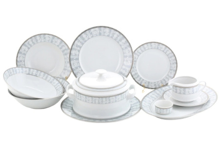 Столовый сервиз на 6 персон 25 предметов, Сабина 02162021-1013, Leander