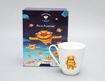 Подарочный набор ИФЗ Бокал 450 мл Вариации Вася Ложкин. Уйду я от вас, Императорский фарфоровый завод 81.29374.00.1