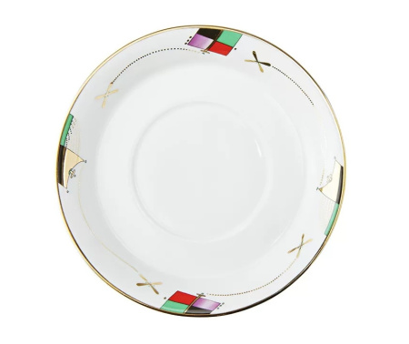 Сервиз чайный Музыкальные инструменты 14 предметов (Гербовая), Императорский фарфоровый завод (ИФЗ) 81.28041.00.1