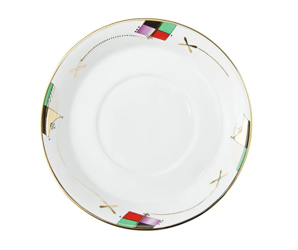 Сервиз чайный Музыкальные инструменты 14 предметов (Гербовая), Императорский фарфоровый завод (ИФЗ) 81.28041.00.1