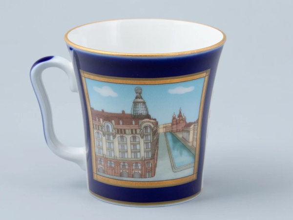 Бокал с Блюдцем Ленинградский, Канал Грибоедова, 360 мл, Императорский фарфоровый завод 81.31476.00.1