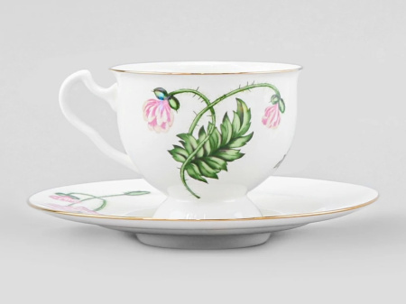 Чашка с блюдцем чайная 240 мл, Пионовидный (Айседора) Императорский фарфоровый завод 81.19344.00.1