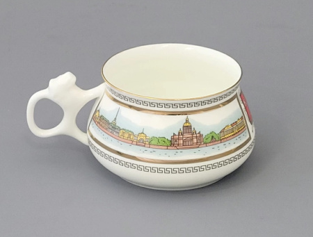 Чашка с блюдцем кофейная 180 мл, Набережные Невы (Билибина) Императорский фарфоровый завод (ЛФЗ) 81.15737.00.1