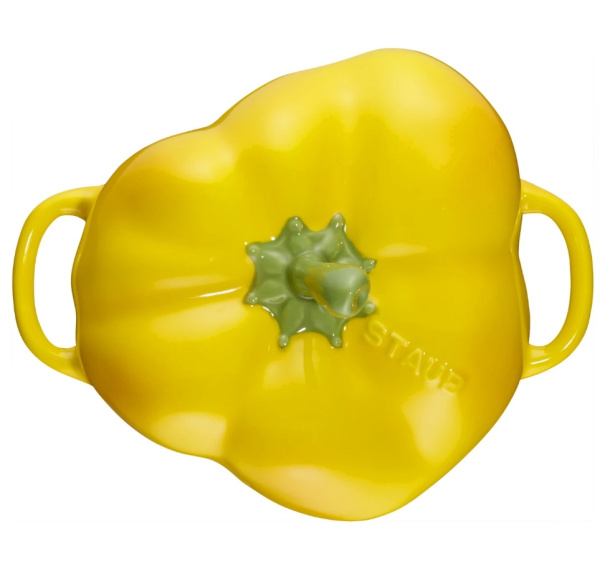 Кокот мини Перец 12 см 0,5 л, Staub Ceramic, желтый (40500-324) Кокот мини Перец 12 см 0,5 л, Staub Ceramic, желтый (40500-324)