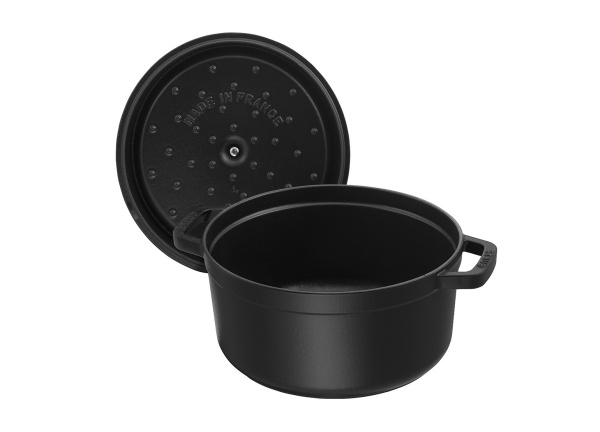 Кокот круглый, 30 см 8,35 л, черный, Staub La Cocotte (1103025) Кокот круглый, 30 см 8,35 л, черный, Staub La Cocotte (1103025)