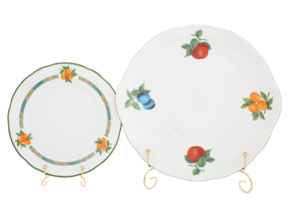 Сервиз для торта 7 предметов с тарелками 19 см, Мэри Энн Фруктовый сад 03161019-080H, Leander