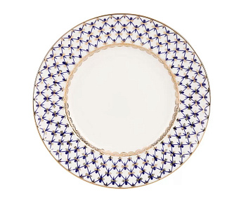 Тарелка пирожковая 150 мм Кобальтовая сетка, Волна, Императорский фарфоровый завод (ИФЗ) 80.06538.00.1