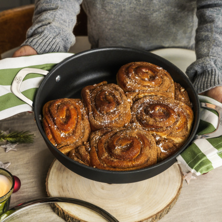 Cотейник Alba 24 см c ручками и крышкой, Ballarini (ALBG3ED.24D)