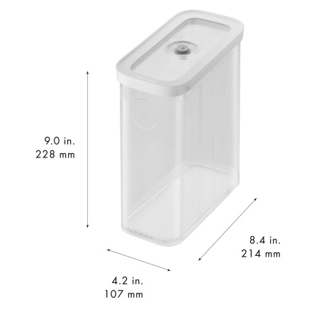 Контейнер пластиковый ZWILLING Cube для вакуумного хранения, прозрачный, 3M, 2,8 л, Zwilling J.A. Henckels (1025128)