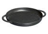 Сковорода-гриль круглая 26 см с 2 ручками Staub, черная (1203023)