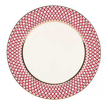 Тарелка плоская 270 мм ИФЗ Скарлетт 2 (Стандартная 2) Императорский фарфоровый завод 80.93391.00.1