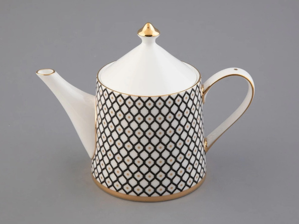 Сервиз чайный ИФЗ Неро (Идиллия) 10 предметов на 4 персоны, Императорский фарфоровый завод 81.32140.00.1