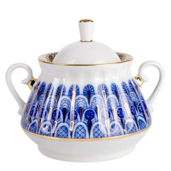 Сервиз чайный Незабудка 20 предметов (Лучистая), Императорский фарфоровый завод (ЛФЗ) 81.14821.01.1