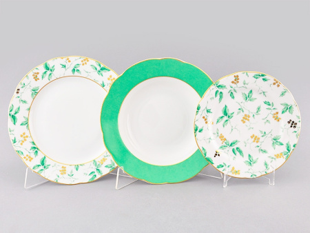 Набор тарелок на 6 персон 18 предметов, Мэри Энн 03160119-1381, Leander