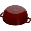 Кокот STAUB Лилия 26 см, 4,9 л, гранатовый (11212687)