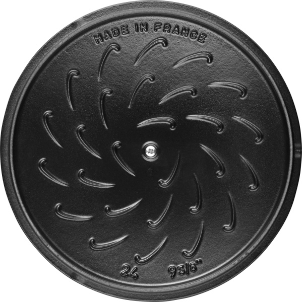 Кокот STAUB Лилия 24 см, 3,6 л, серый графит (11212418) Кокот STAUB Лилия 24 см, 3,6 л, серый графит (11212418)