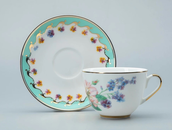 Сервиз чайный ИФЗ Улыбка флоры (Весенняя 2) 20 предметов, Императорский фарфоровый завод 81.30750.00.1